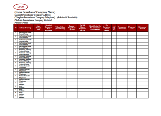 Formulir Inventaris Perusahaan Download